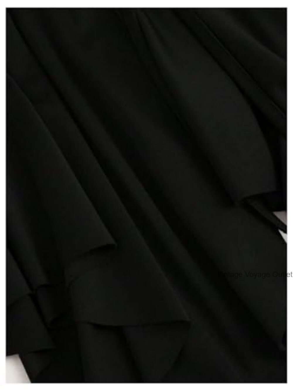 Ruched Drawstring Pleated Mini Skirt Asymmetrical Hem Night Out - Picture 5 of 6